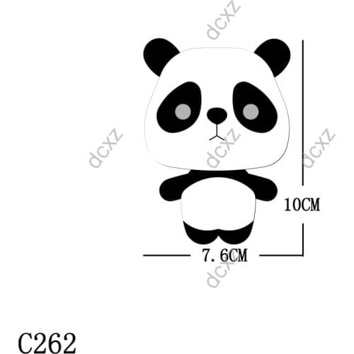 New panda Wooden die Scrapbooking C-262 Cutting Dies