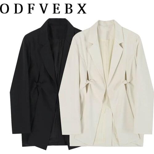 New Suit Jacket Womens Trendy Vintage Casual Fried Street Suit Jacket 2021 Spring Fall Design Sense Loose Blazers for Women