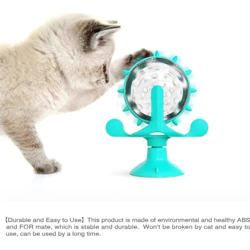 Original Treat Leaking Cat Toy Interactive Rotatable Wheel Toy for Cats Kitten Dogs Pet Products Accessories for