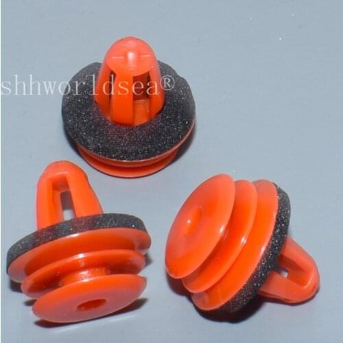 Shhworldsea POM Red Door Trim Panel Retaining Clip automotive clips and plastic fastener for BMW 07146962771