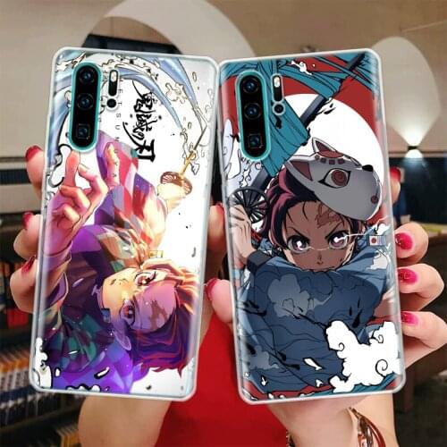 Demon Slayer Kimetsu No Yaiba Silicon Phone Case For Huawei Honor 10 9 20 Lite Y5 Y6 Y7 Y9 9X 8X 8S 8A 7X 7A 7S Pro + 10i20i Coq