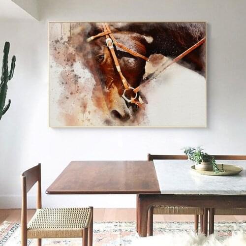 Modern Abstarct Grace And Beauty Horse Oil Painting on Canvas Art Wall Picture Posters and Prints for Living Room Home Decor