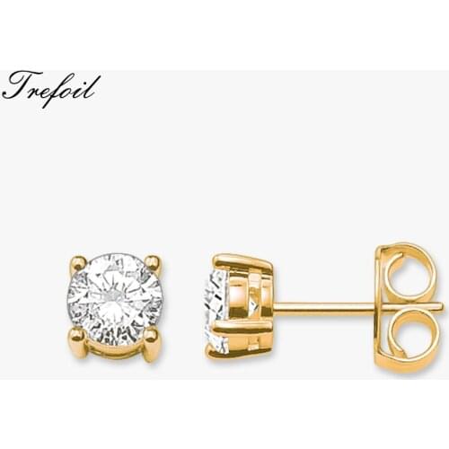 Трилистник Women's Gold Earrings