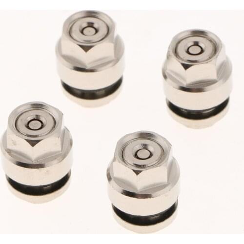 7Pcs Universal Invisible Steel Anti-Theft Car Wheel Air Tyre Tire Valve Caps Stem