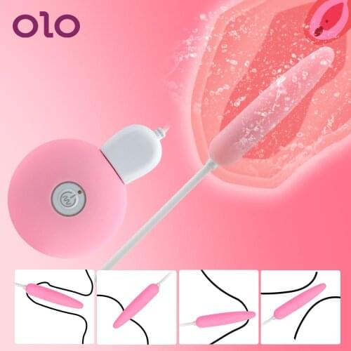 OLO Remote Control Vibrator Penis Plug Vibrator Anal Vagina Pussy Urethra Stimulation Sex Toys for Women Men Vibrating Egg