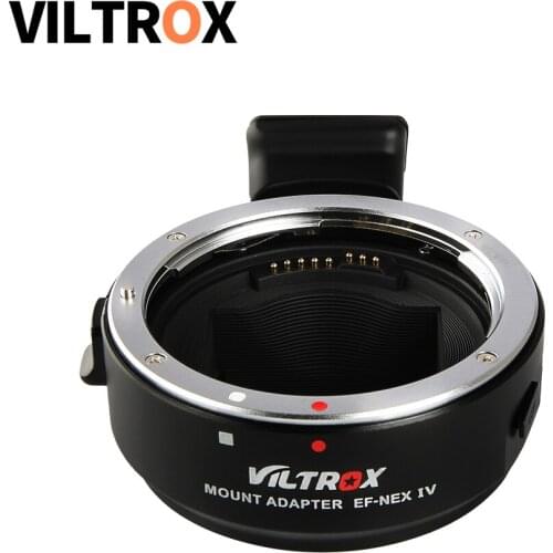 Viltrox EF-NEX IV Auto Focus Lens Adapter for Canon EOS EF EF-S Lens to Sony E NEX Full Frame A9 AII7 A7RII A7SII A6500 A6300