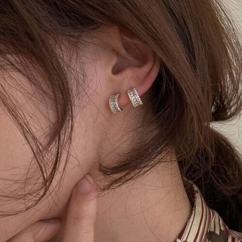 High Quality Small Stud Earrings For Women Fashion Jewelry Korean Ladies Mini Piercing Pin Gold Studs Earring Girls Ear Jewelry