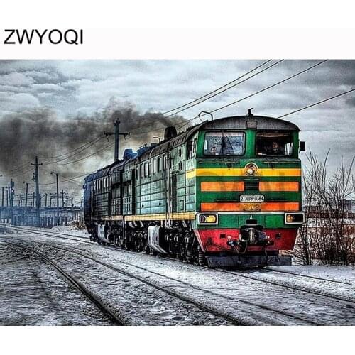Наборы для вышивания ZWYOQI China At AliExpress