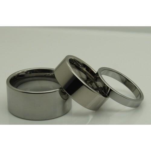 12mm pipe cut hi-tech scratch proof wedding tungsten ring 1pc