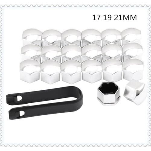 17 19 21mm Car accessories 20Pcs tire nut bolt protection cap shape for Ford Taurus Mondeo Galaxy Falcon Everest S-MAX Escort