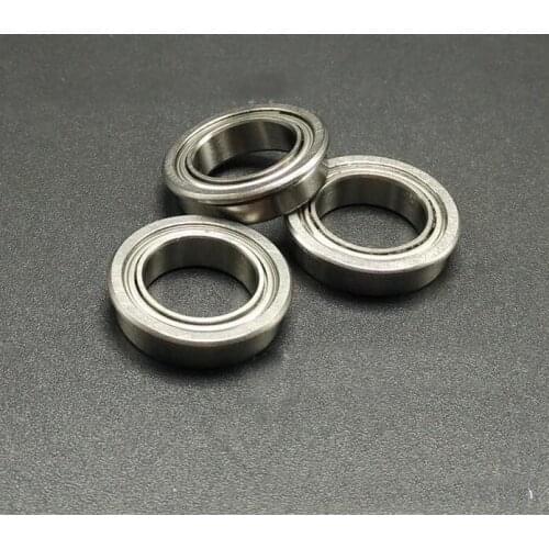 50pcs Flanged bearing F6700ZZ 10*15*4 shielded flange thin wall deep groove ball bearings F6700 -2Z 10x15x4 mm
