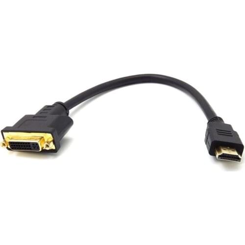HDMI-compatible To Dvi24 +5 Adapter DVI Female To HDMI-compatible Male Display/Graphics Card Converter Two-Way Transmission