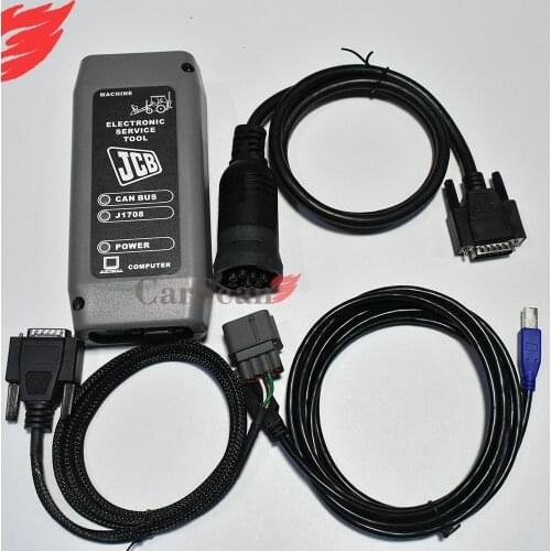 Auto Excavator Diagnosis Scanner For JCB Service Master V1.7 with SPP Spare parts Diagnotic software JCB tool
