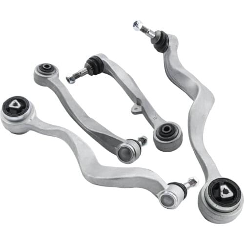 For BMW E60 525i 530i 528i 545i 550i 4pcs Front upper and Lower left and right Control Arms Bushing kit 2003 2004 2005 2006-2010