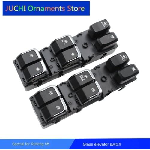 Applicable to Jianghuai Ruifeng S5 Glass Lifter Switch Assembly V7 Shuailing T6 Left Front Door Window Electric Button
