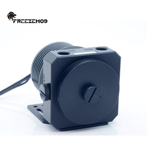 FREEZEMOD D5 PC Water Cooler Pump DOMESTIC 1200L-1300L/H Metal Armor Set POM Magnetic Suspension PWM Pump PU-GPD5