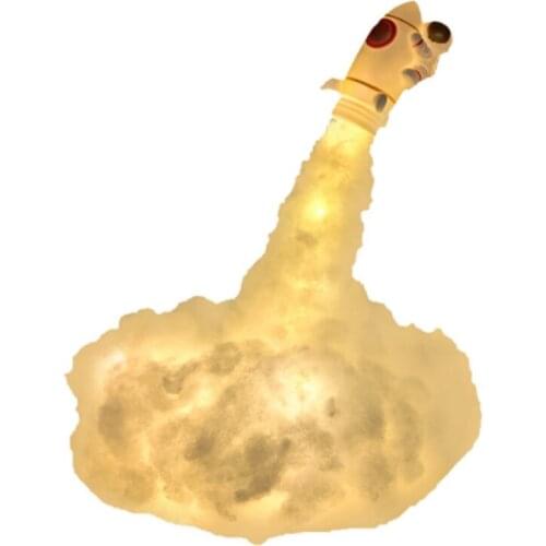 GTBL Rocket Light Creative Bedside Light Led Astronaut Night Light Childrens Table Lamp Rocket Light Kit (Self-Assemble)