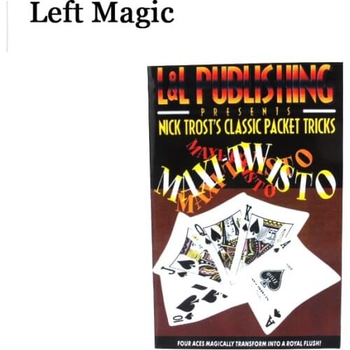 MAXI-TWISTO MaxiS Distortion Magic Tricks Playing Card Poker Close-Up Stage Props Accessory Illusion Magie Magician