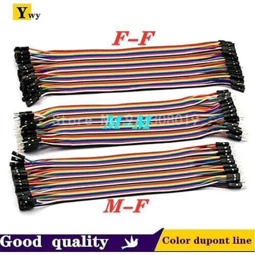 40 / 120pcs 40PIN 20CM Dupont Line Male to Male + Female and Female to Female Jumper Dupont Wire Cable For Arduino DIY KIT