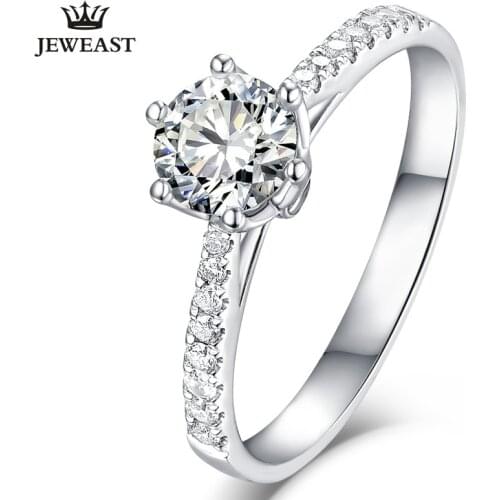 ZSG Natural diamond 18K gold Pure Gold Ring Real 18K gold Solid Gold Ring Trendy Classic Party Fine Jewelry Hot Sell New 2019