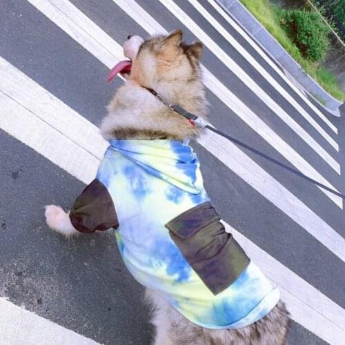 Small Medium Large Big Dog Clothes Hoodies Spring Autumn Pet Dog Clothing Schnauzer Husky Golden Retriever Costume Coat Outfit