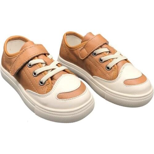 New Leather 4-10 Years Childrens Casual Shoes Soft Bottom Comfortable Student Boy Anti-Kick Board Shoes