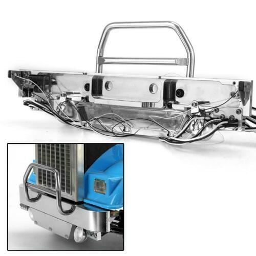 LESU 1/14 RC Metal Front Bumper Light DIY TAMIYA King Hau Tractor Truck Car TH14136-SMT5