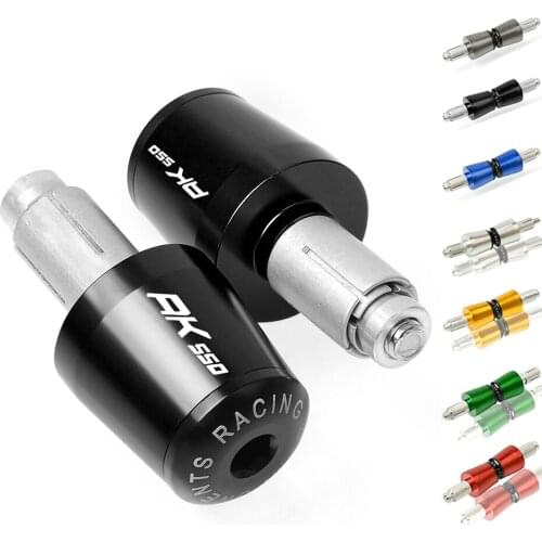 Motorcycle CNC Aluminum Hand Handle Bar Ends Grips Cap Handlebar Gear Balanced Plug Slider For Yamaha AK550 AK 550 2017 2018