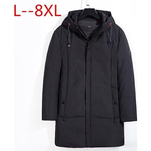 8XL 6XL 5XL Winter Men Down & Parkas Cotton-padded Jackets Men' s Casual Down Jackets Thicken Coats OverCoat Warm Clothing Big