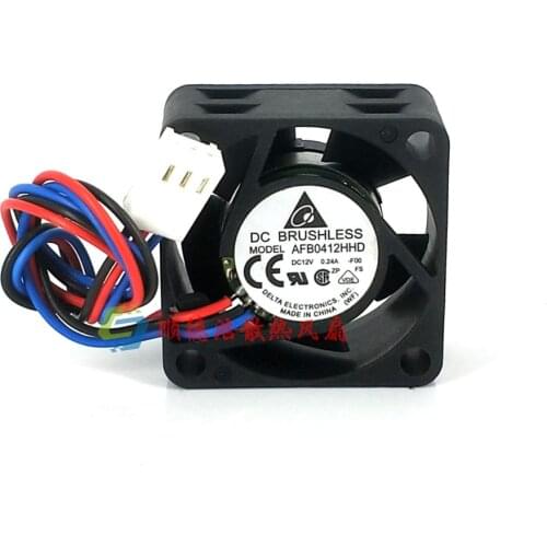 New original AFB0412HHD 4020 12V 0.24A 4CM ball high air volume power supply server cooling fan