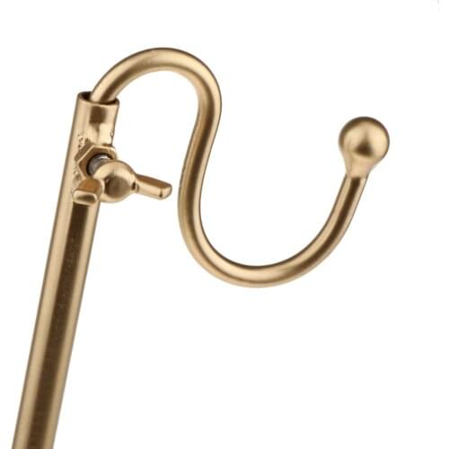 Single Hook Adjustable Stainless Steel Countertop Handbag Display Stand Hanger for Purses, Hanging Forms, Accessories