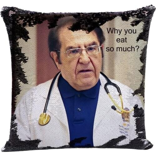 Dr. Now Kitchen sequin pillow | sequin Pillowcase | Two color pillow | gift for her | gift for him | pillow | magic pillow
