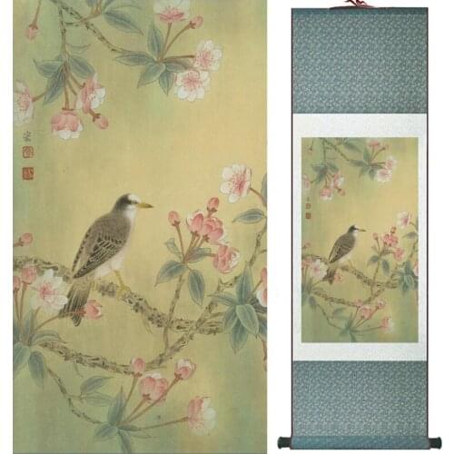 Traditional Chinese art painting Horse art painting Silk scroll art painting Horse painting 061312