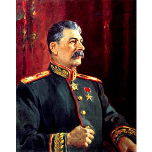 HIGH QUALITY OIL PAINTING ON CANVAS SOVIET LEADER JOSEPH STALIN"