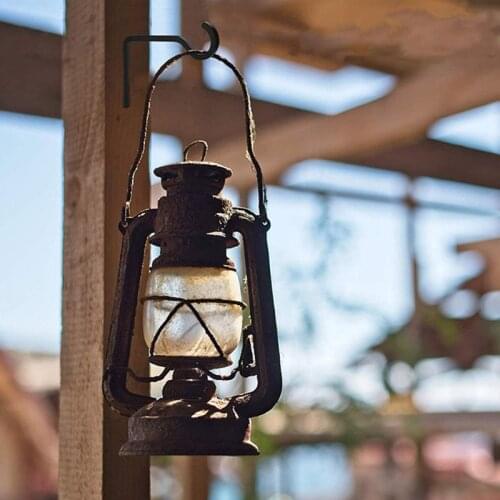 2pcs/set 6 Inches Iron Wall Hook Hanging Plant Bracket Home Indoor Outdoor Decorative Hanger for Bird Feeder Lantern Wind 16FA