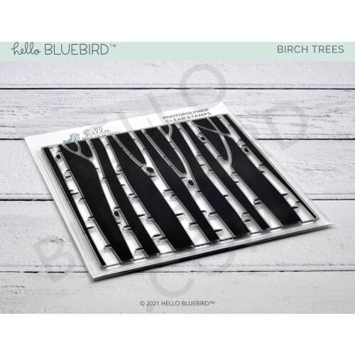 AliliArts Birch Trees Background Stamp Scrapbook paper craft knife mould blade punch stencils dies 2021