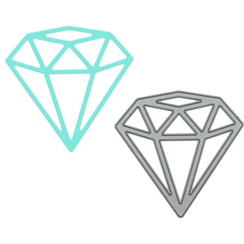 Diamond Pattern Metal Cutting Dies Scrapbooking Handmade Invitation Card Decorating Craft Paper Art Work Cutter Mold