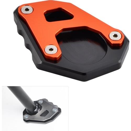 Motorcycle CNC Aluminum Kickstand Foot Side Stand Extension Enlarge Pad Support Plate For KTM 1050 1090 1190 1290 Adventure