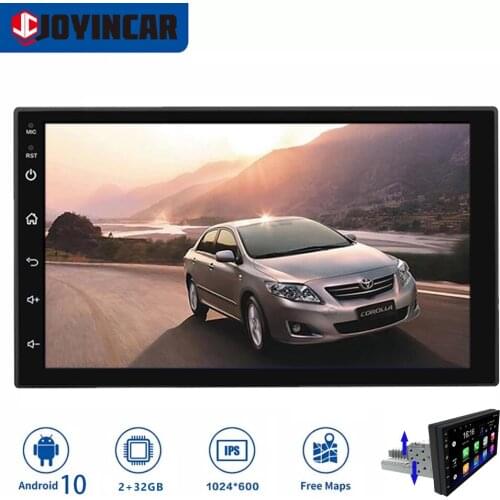 JOYINCAR 1Din Car Radio 7" GPS Android 9.1 2G +32G Car Multimedia Player for Volkswagen Nissan Kia Toyota Skoda Car Stereo