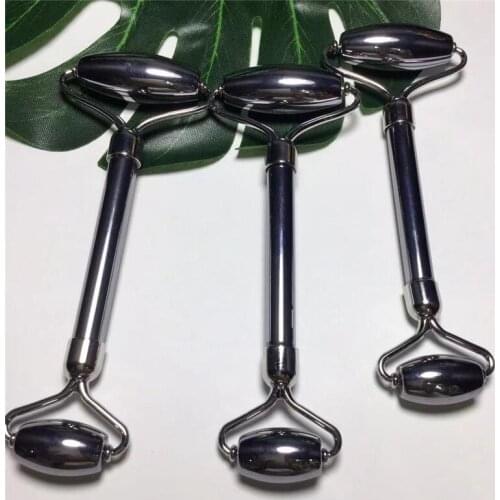 Healing Crystals Gemstone Terahertz Facial Massager Roller For Gifts