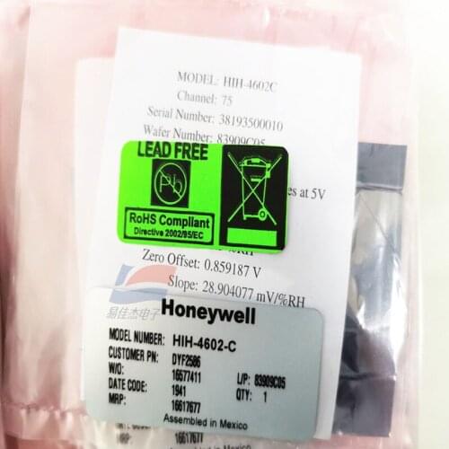 Humidity Temperature Sensor HIH-4602-C SENS HUMI/TEMP 5V ANLG 3.5%V TO5