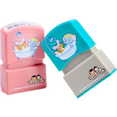 Childrens name seal waterproof not faded kindergarten clothing seal photosensitive seal order Custom LOGO