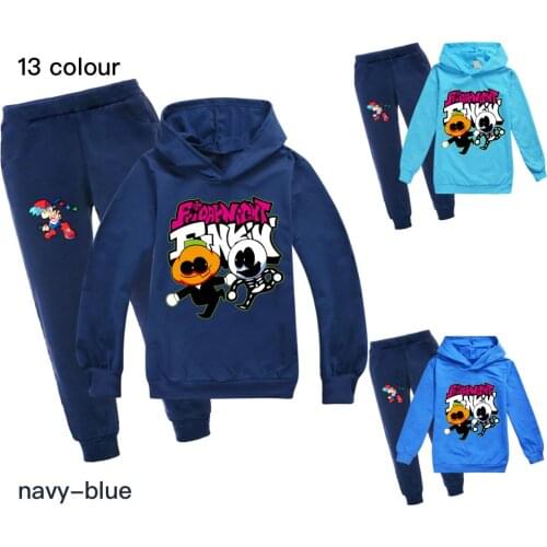Friday Night Funkin Shirt Pant Sets Cotton Girl Christmas Outfit Boys Halloween Costumes Baby Tracksuit Kids Shirts for Toddlers