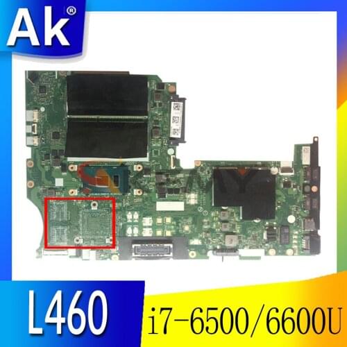 For Lenovo L460 Thinkpad L460 Laprop Motherboard 01AW274 01YR773 01EN371 BL460 NM-A651 Mainboard With i7-6500/6600U 100% Tested