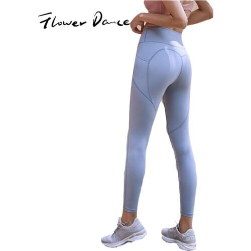 FlowerDance Female Tights Yoga Pants Tight Trouser Gym Leggings Seamless Fashion Hot High Waist Yoga Pants Women Leggings