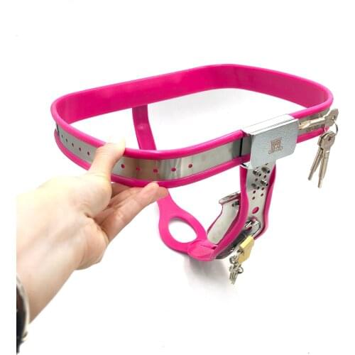 Male Penis Rings Belt Adult Male Sex Toys Men and Women T-type Chastity Lock Penis Lock Chastity Belt BDSM Cage Cock Ring