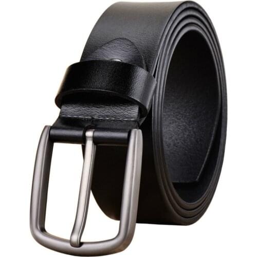 Peikong 2019 men belt cow genuine leather luxury designer strap male belts for men high new fashion classic vintage pin buckle