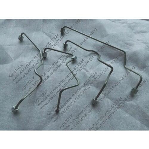 Set of hard lines for Xinchai 490BT for tractor like Foton FT404, part number: A490B-23100-1/23200-1/23300-1/23400-1