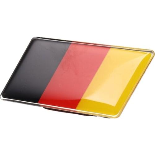German Flag Emblem Badge Sticker Front Grille Bumper for Car