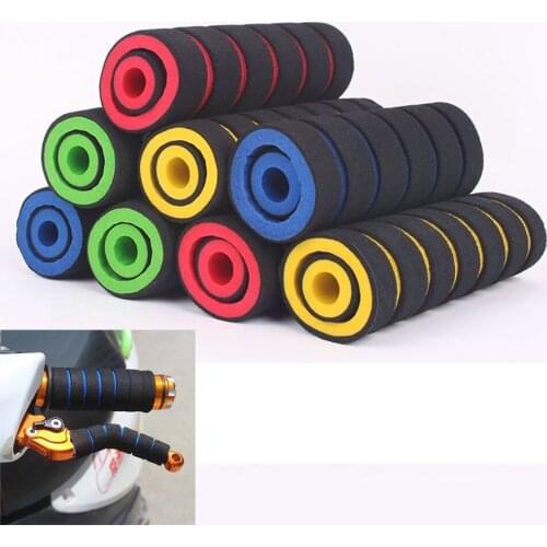 OLPAY Bicycle Motorcycle Handle Bar Foam Sponge Grip Anti Slip Soft Handlebar Cover Ultra light Cycling Handlebar Brake Grips